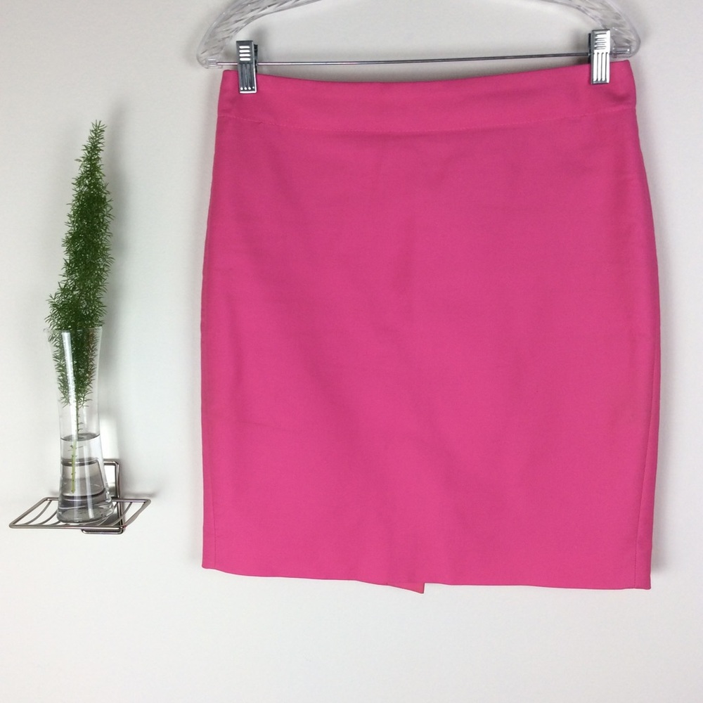J. Crew Pretty Pink Casual Pencil Skirt Size (8)